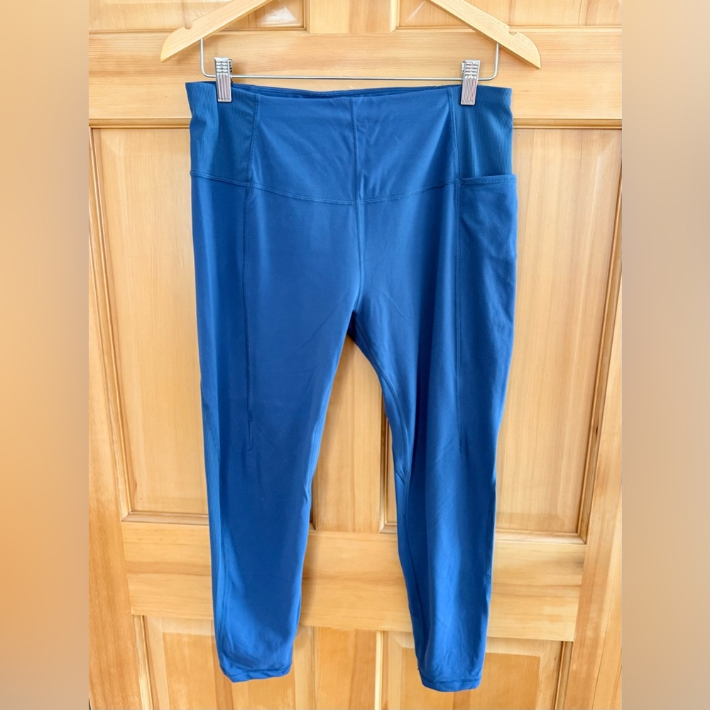 Sweaty Betty Supersoft Flow Ribbed Yoga Leggings - 7/8 - XL
